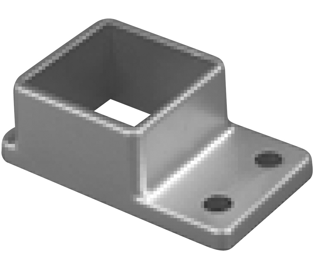 Fence Bkt 38x25 Plain Singe Lug